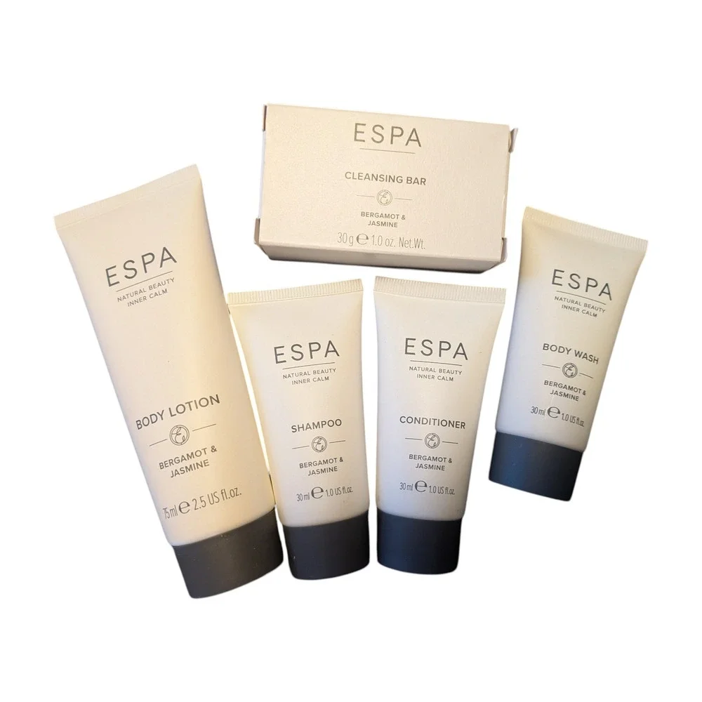 ESPA Bergamot & Jasmine Shampoo, Conditioner, Body Wash, Lotion, Bar Soap TRAVEL